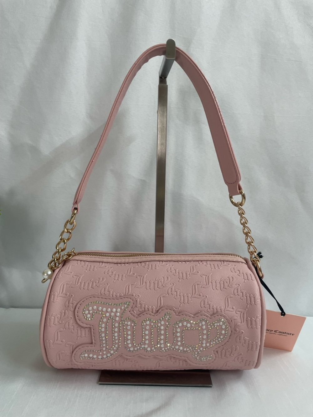 Juicy Couture Women’s String of Pearls Roll Bag pink Diamond
